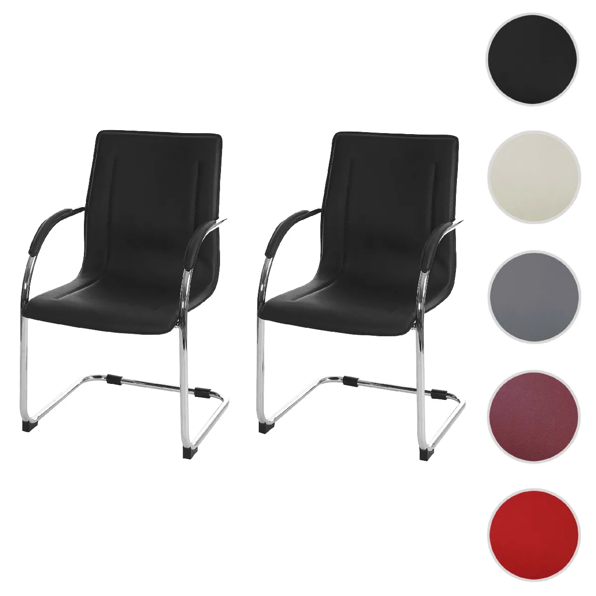Mendler Noir Samara - Lot De 2