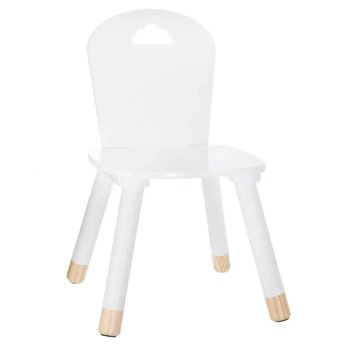 Atmosphera Blanc Chaise Enfant Douceur - Lot De 2