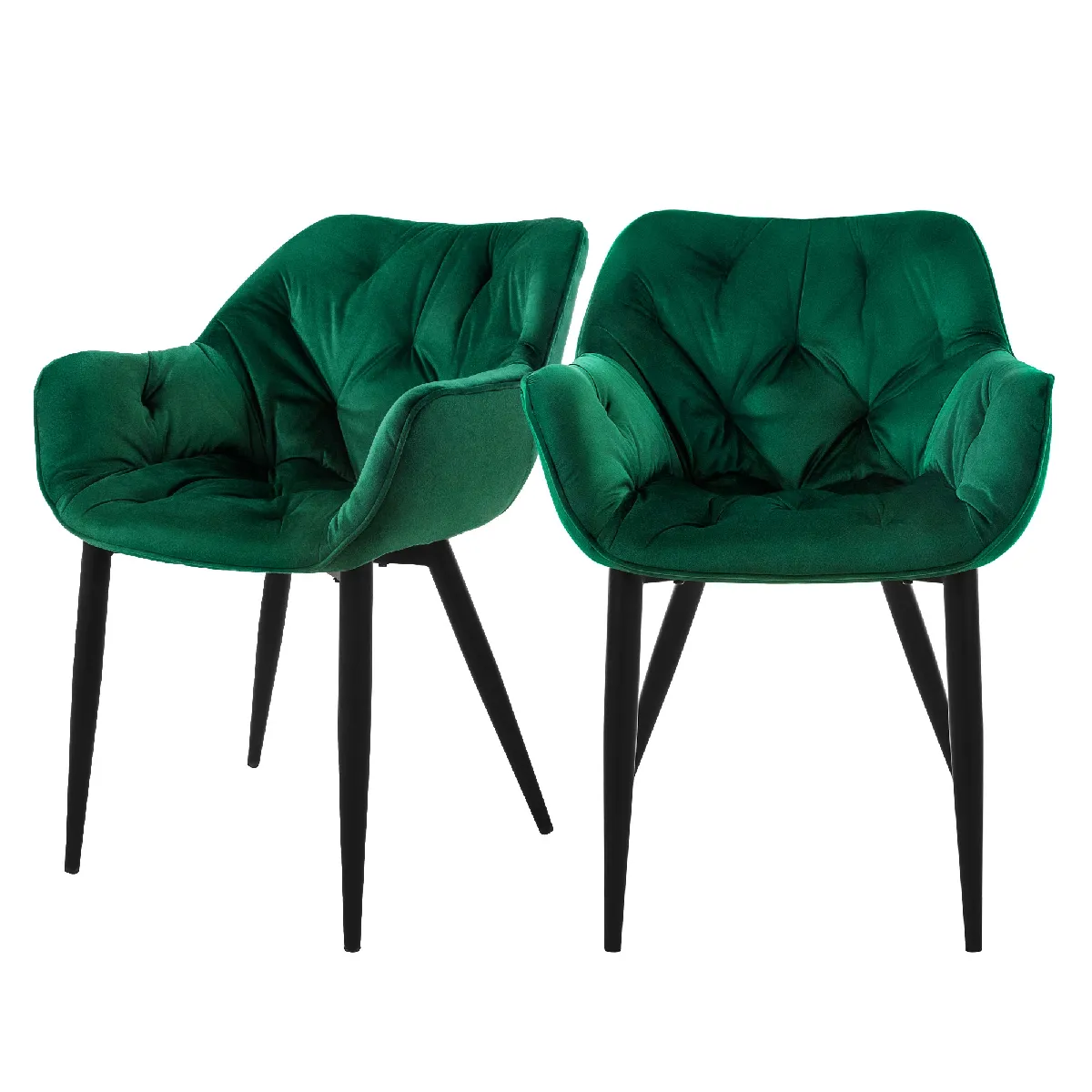 Chaises ML-Design - Vert foncé Chaises ML-Design - Vert foncé