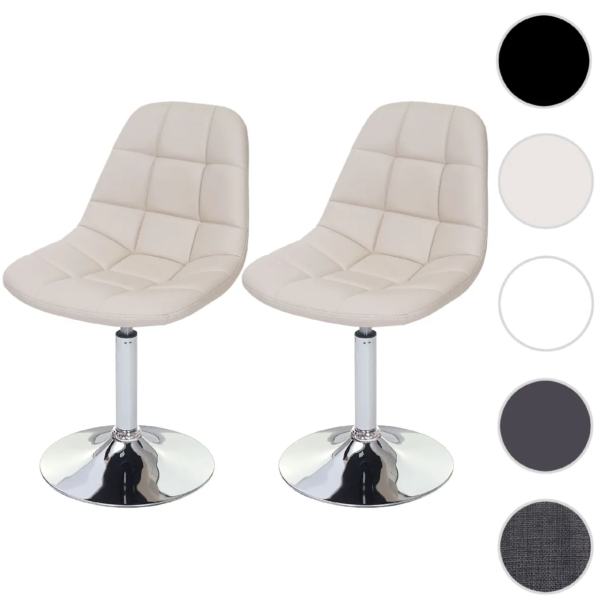 Mendler 2X Chaise Cascina - Crème