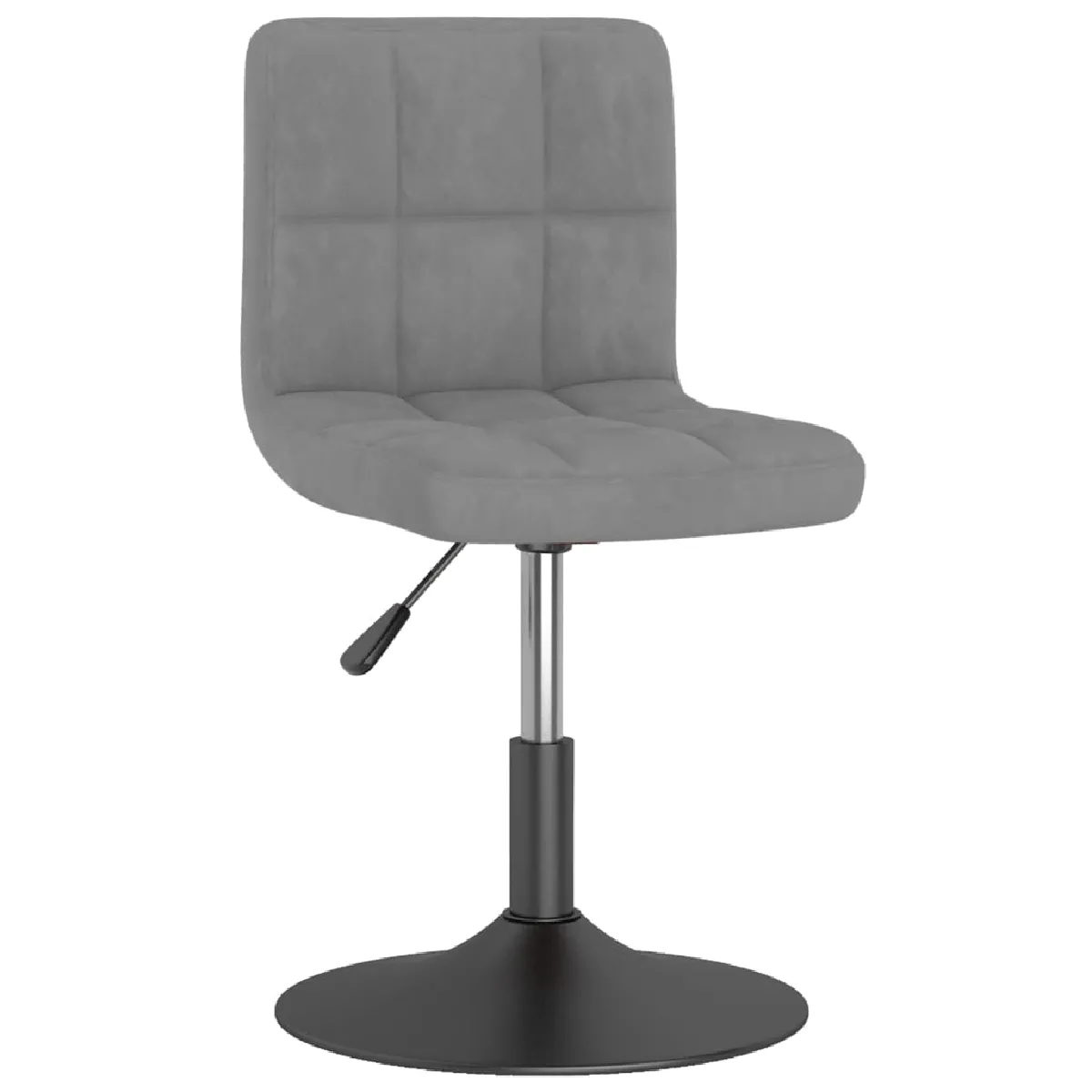 VidaXL Chaise pivotante - Gris clair