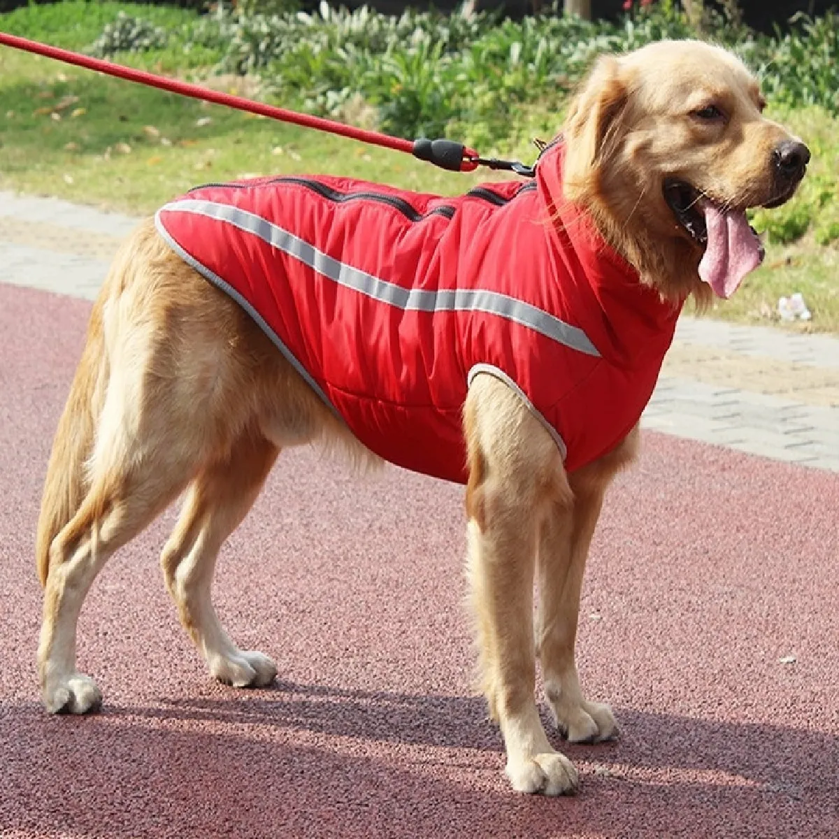 Comparer les prix de Wewoo Manteau chien bande réfléchissante - Taille XL - Rouge