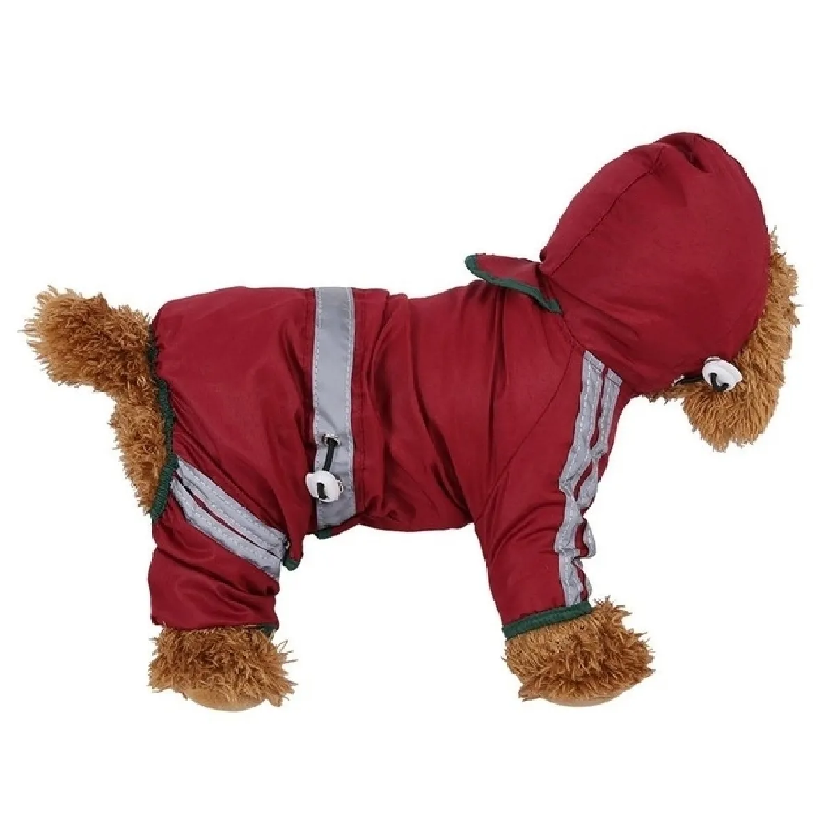 Meilleurs prix pour Veste Imperméable Vêtements Mode Pet Raincoat Chiot Chien Cat Hoodie Raincoat, Taille: XXL (Rouge)