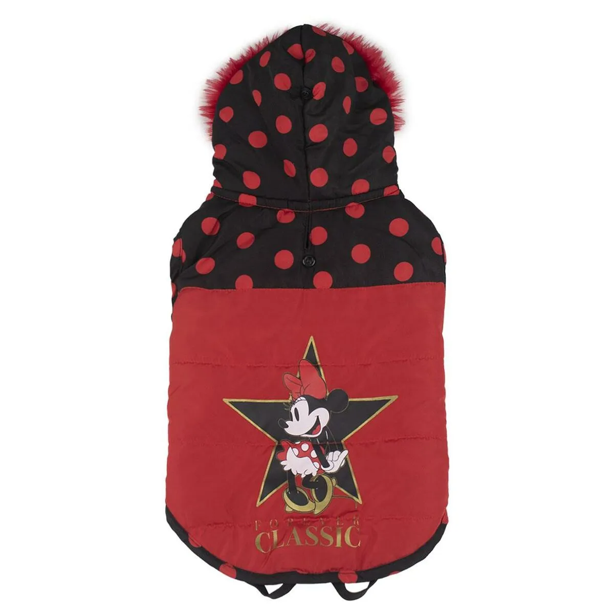 Meilleurs prix pour Manteau pour Chien Minnie Mouse Noir Rouge XXS