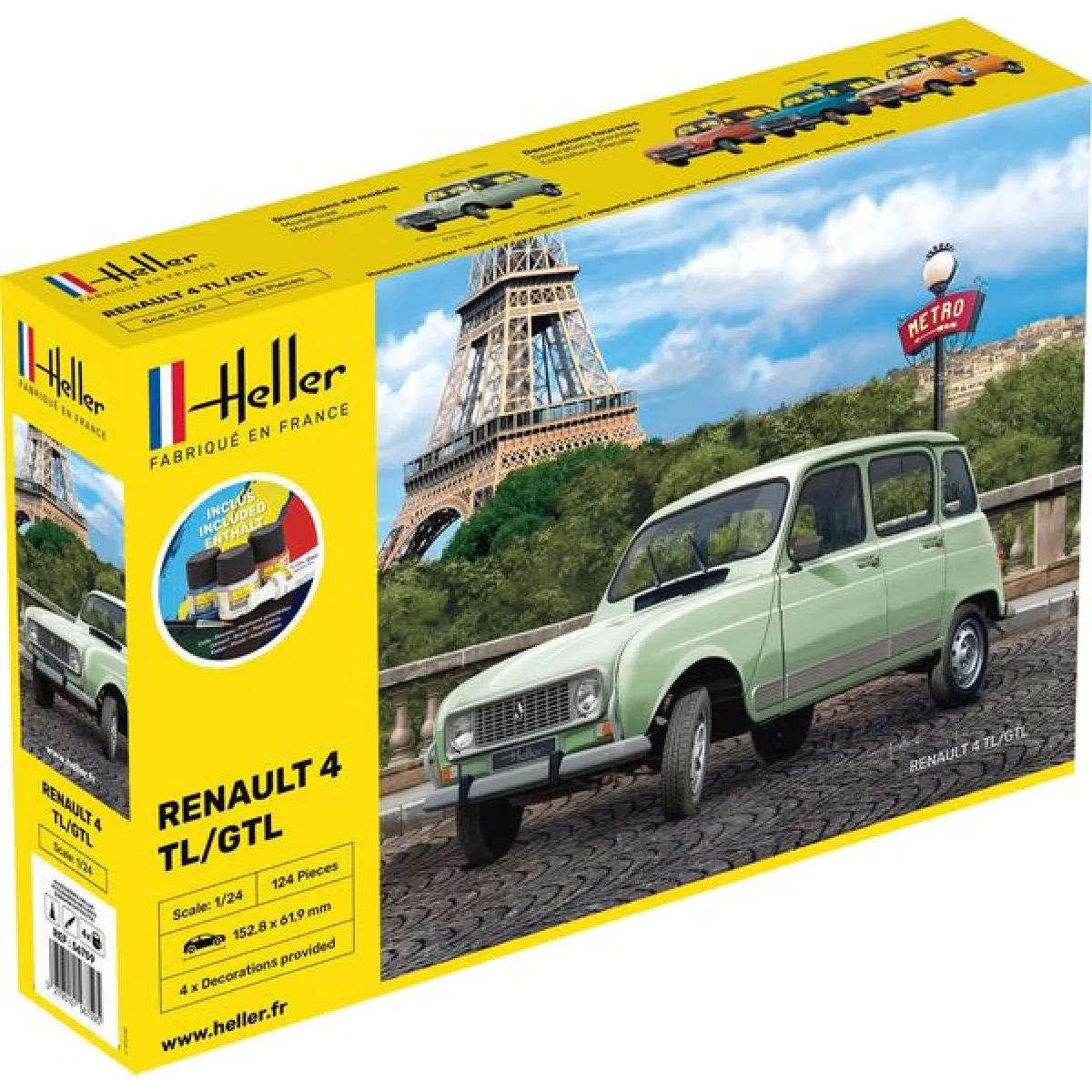 HELLER  Maquette Renault Taxi Type AG 1/24