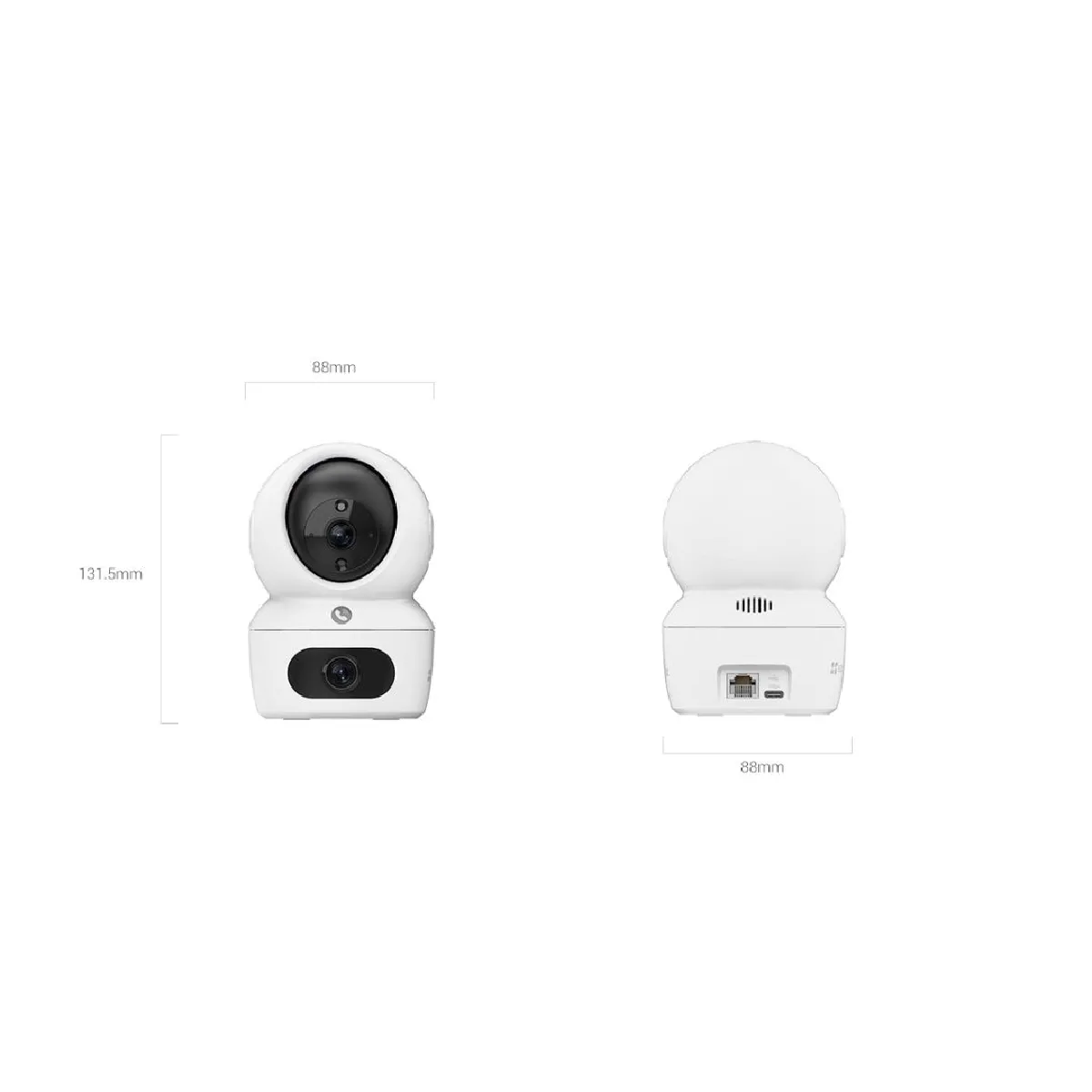 Ezviz - H7c Dual - Caméra de surveillance - 2K - Double objectif - Motorisée - Image 4