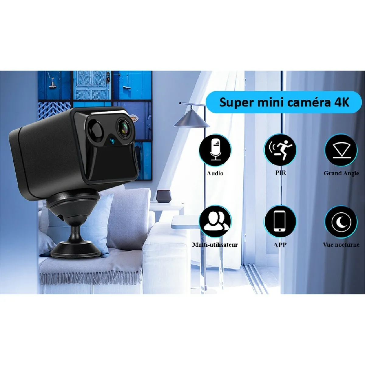 Camera surveillance exterieur infrarouge au meilleur prix | Leroy Merlin