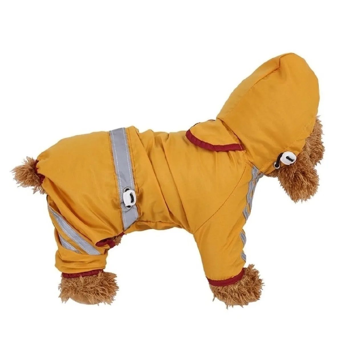 Meilleurs prix pour Wewoo Veste imperméable Pet Raincoat - M jaune