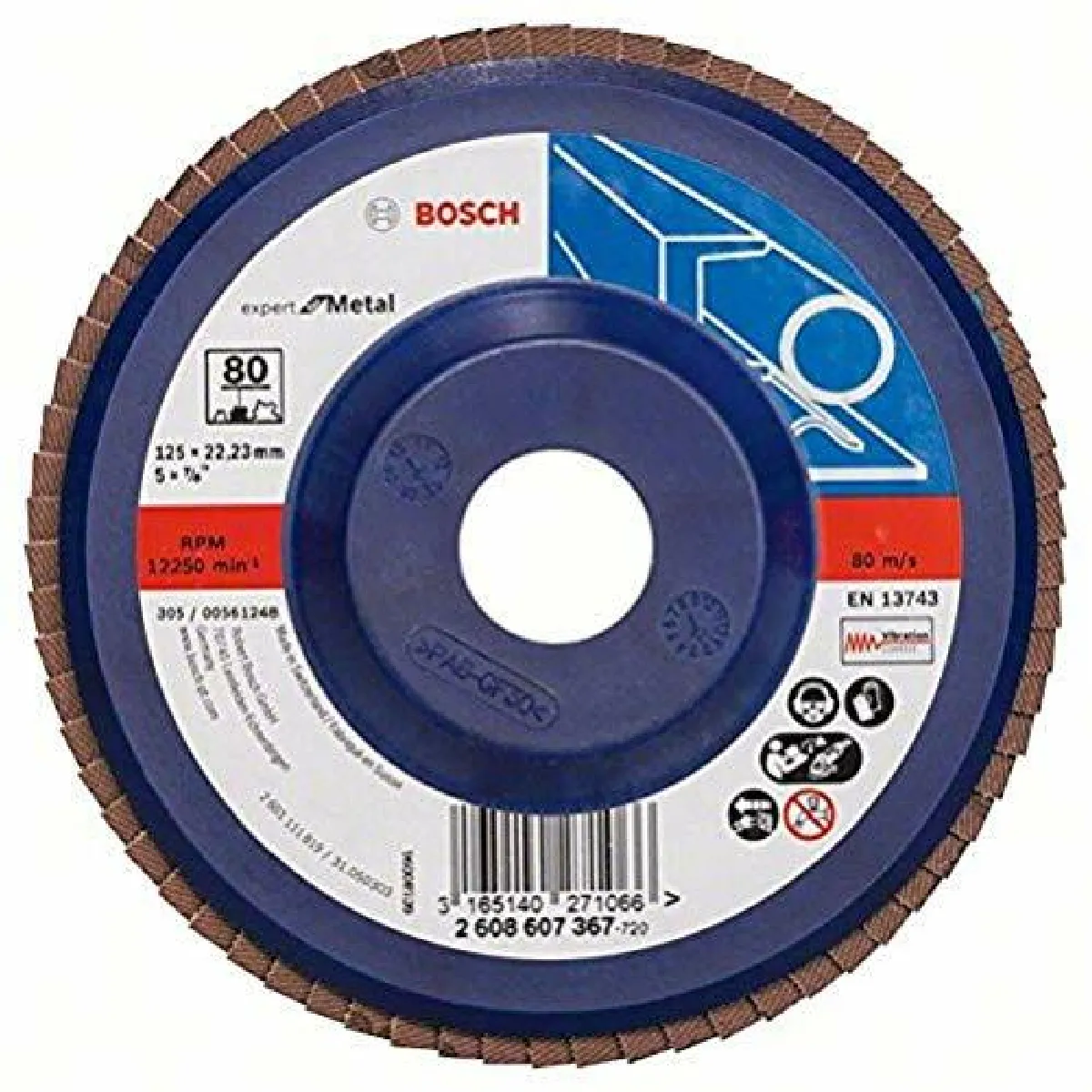 Bosch X551 Plateau à Lamelle 125mm