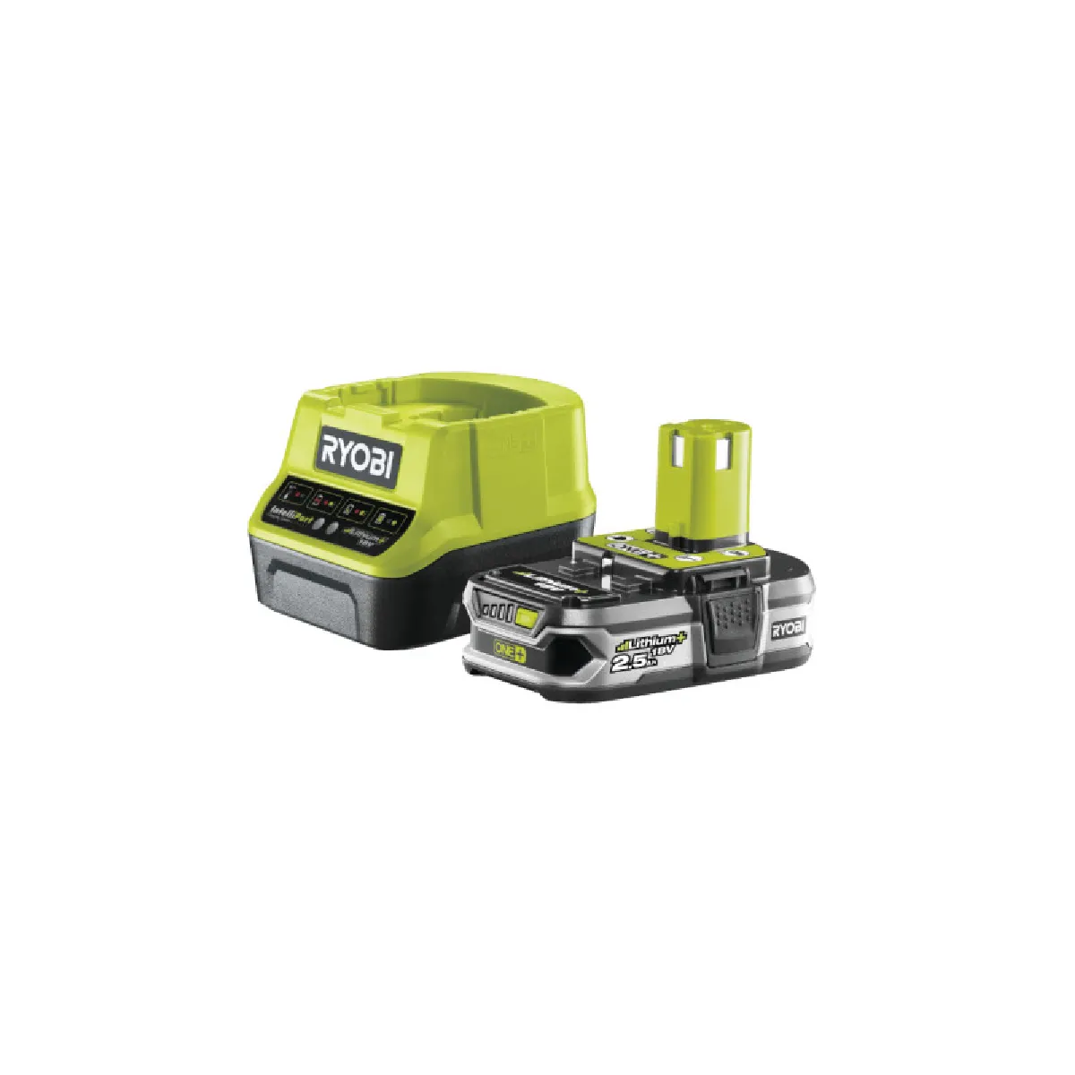 Pack Batterie et Chargeur RYOBI RC18120-125G – 18V One+ 2.5Ah