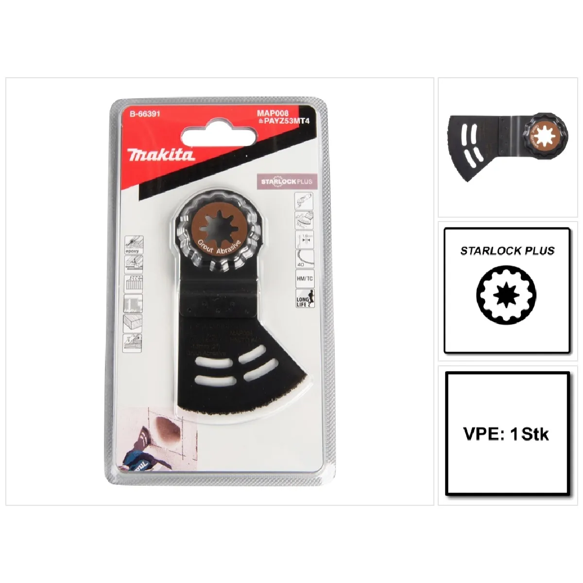 Makita MAP008 Lame scie segment 53 mm B 66391
