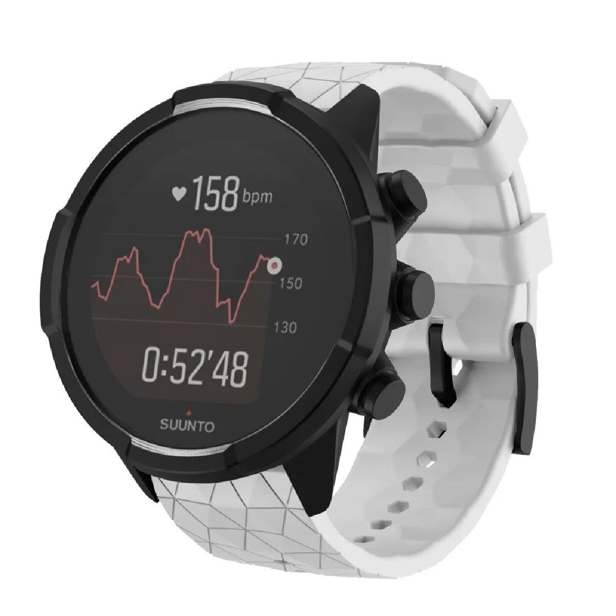 Générique Blanc Bracelet En Silicone Suunto 9 Baro