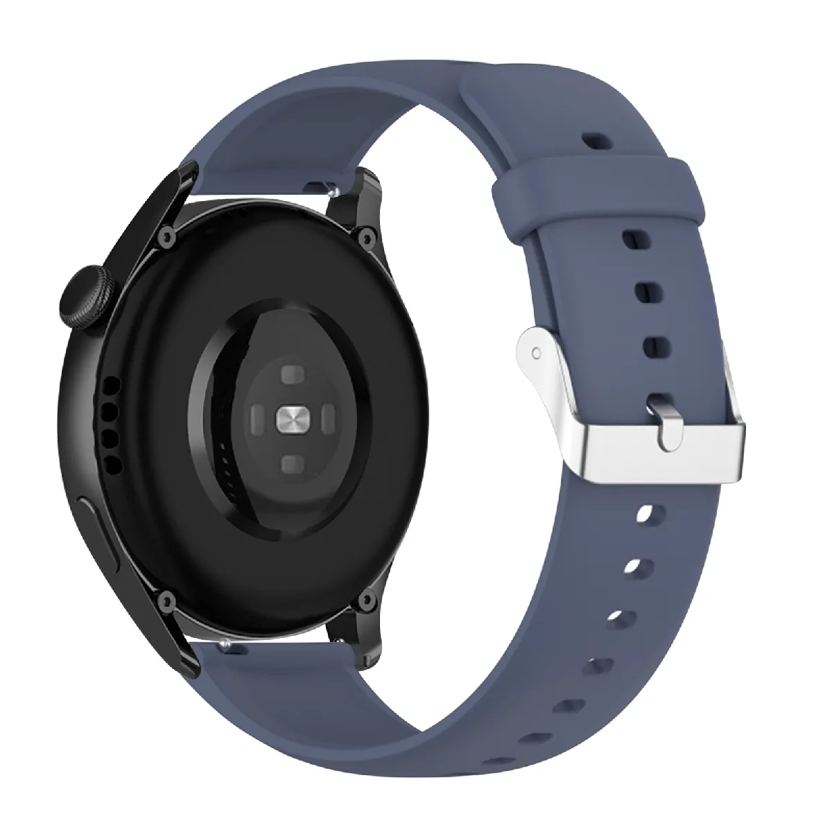 Avizar Bleu Bracelet Pour Huawei Watch 3 Pro Silicone Souple