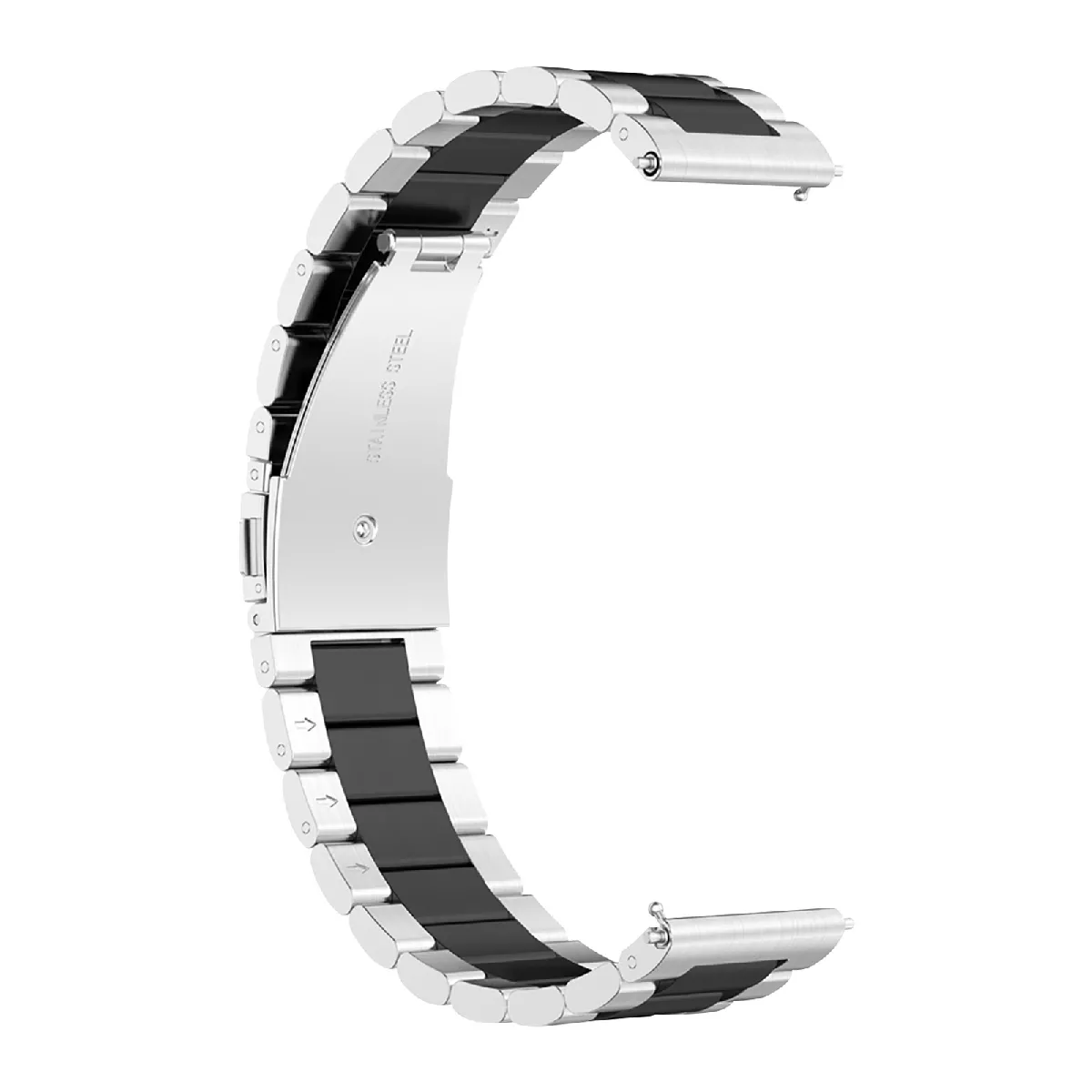 Avizar Noir Bracelet Pour Huawei Watch Gt Runner / Watch Gt 3 46Mm Maille