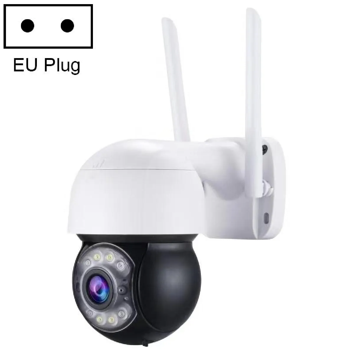 Yonis Caméra Surveillance Sans Fil Hd 1080P 3M Pixels Vision Nocturne Détection Mouvement