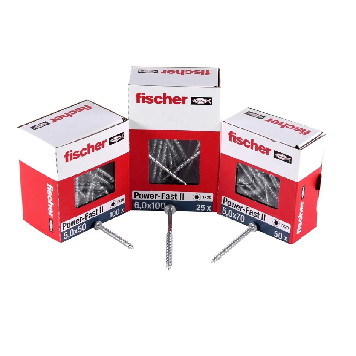 Fischer Vis pour panneaux Power Fast II 4 5x40 mm - vue 2