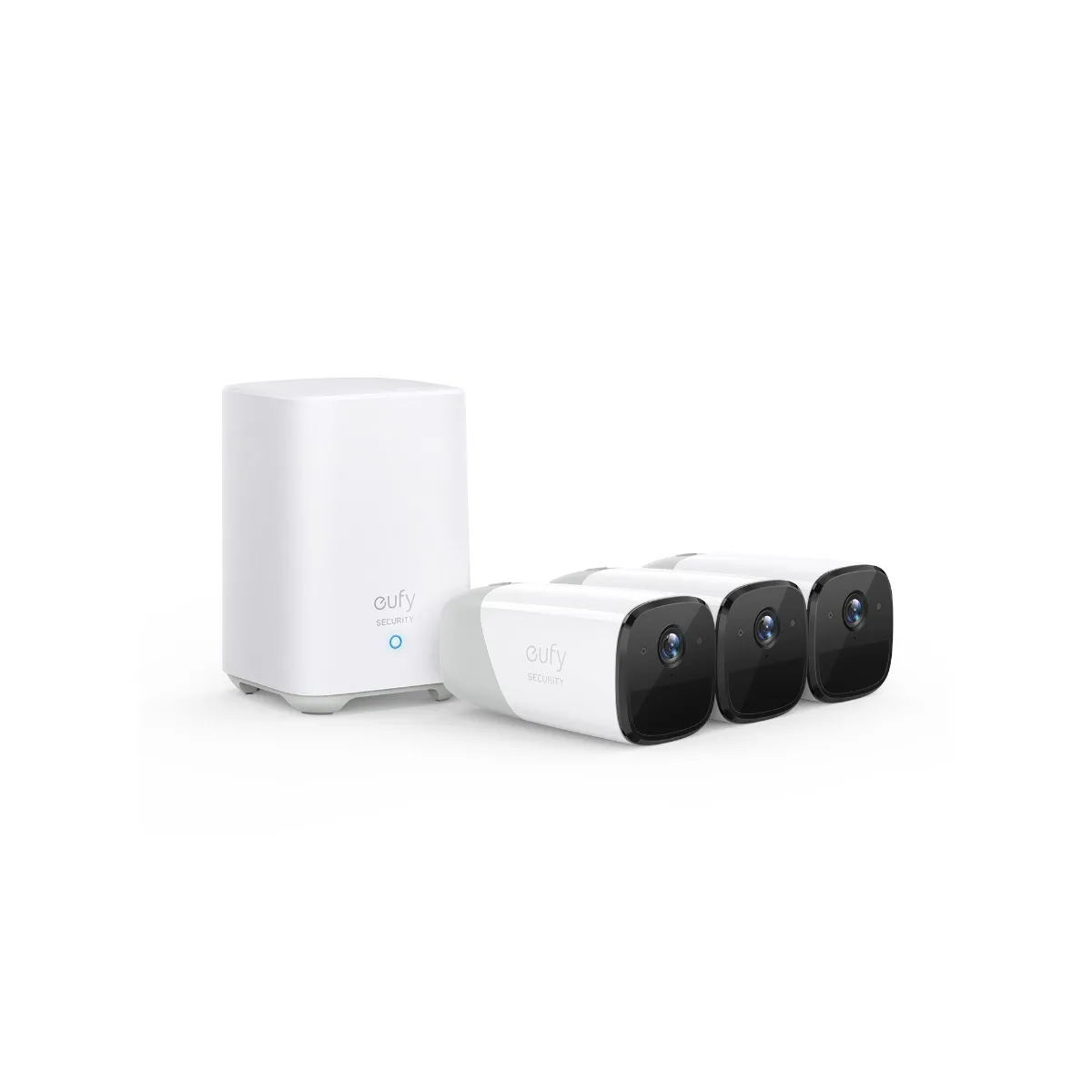 Eufy eufyCam 2 Pro 3 Cam Kit Balle forme Caméra de sécurité IP Intérieure et extérieure 2048 x 1080 pixels Mur Neuf - vue 2