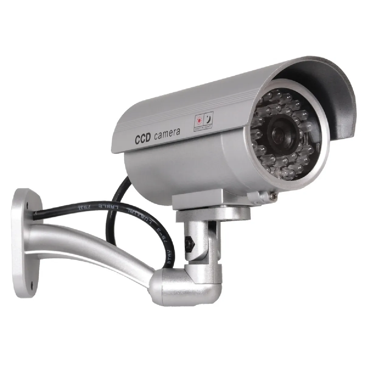 GENERIQUE Cam&eacute;ra factice IR LED rouge clignotante, imitation r&eacute;aliste