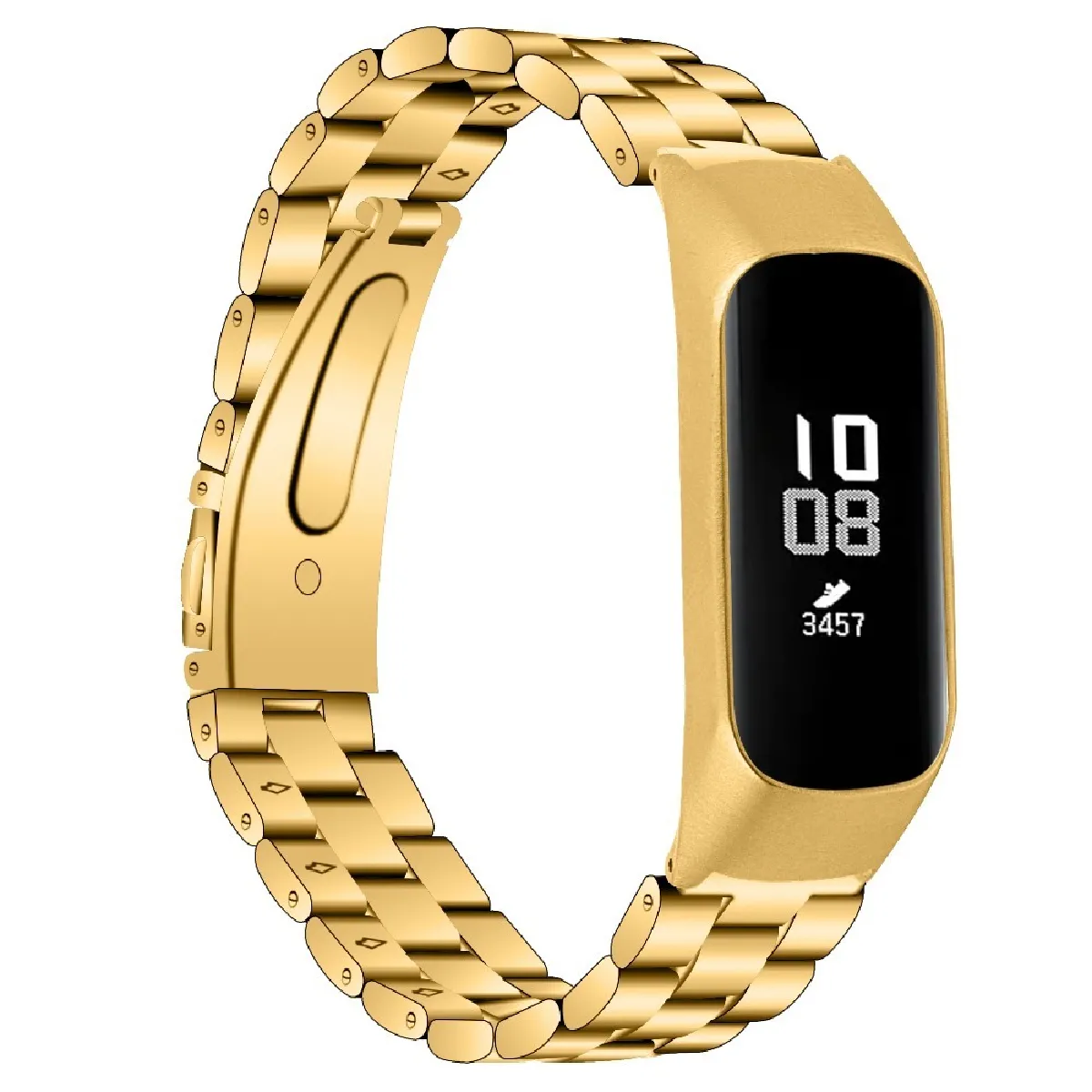 Générique Bracelet En Métal À Trois Perles Pour Samsung Galaxy Fit-E - Or