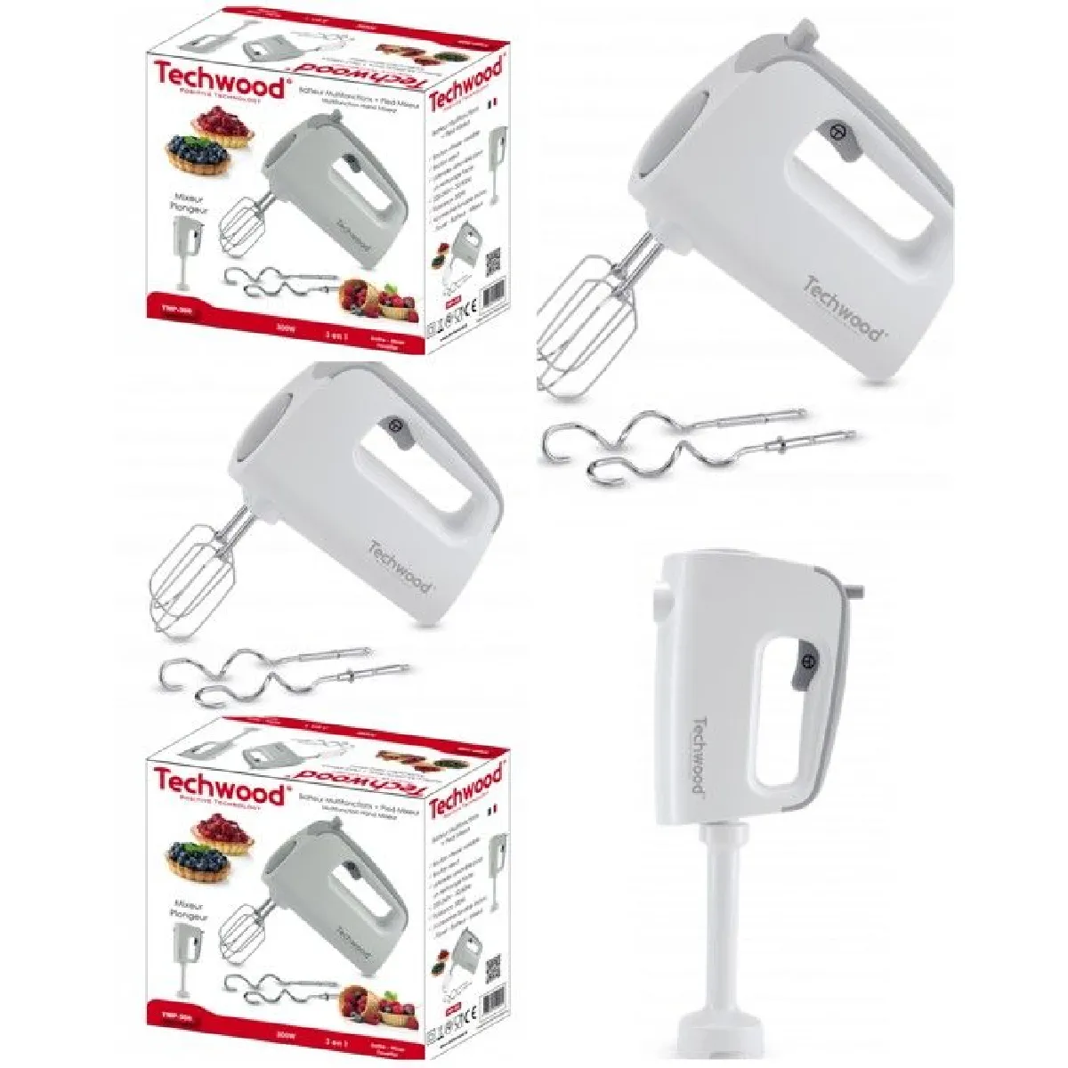 Techwood Mixeur batteur