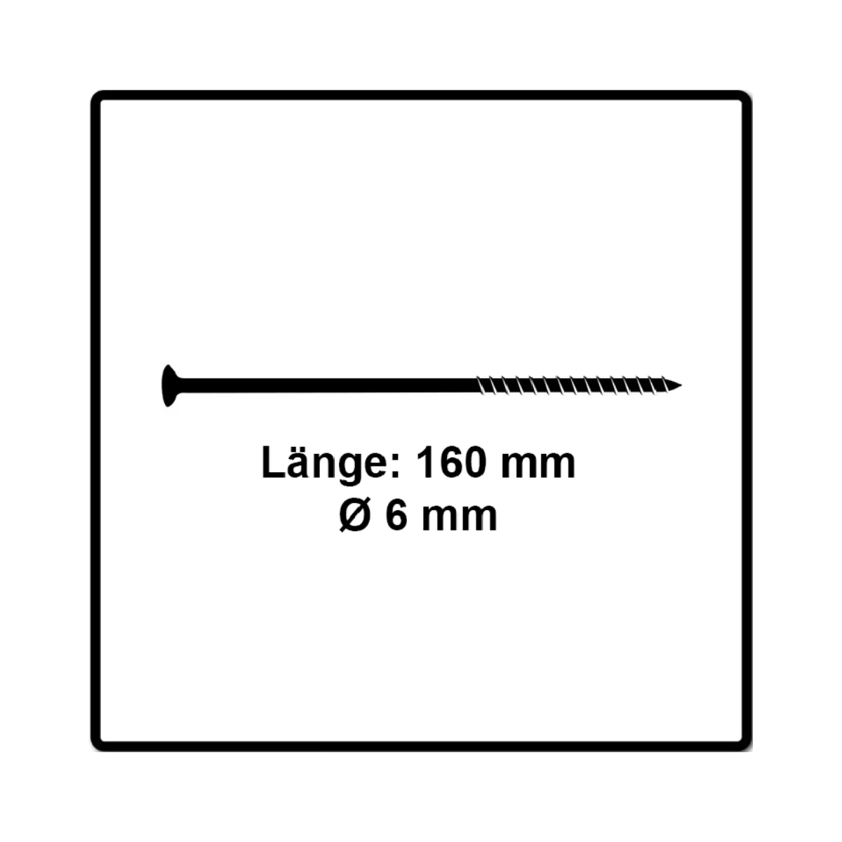 Fischer Vis pour panneaux daggloméré - Power-Fast II - 60 x 180 mm - Tête fraisée - Torx
