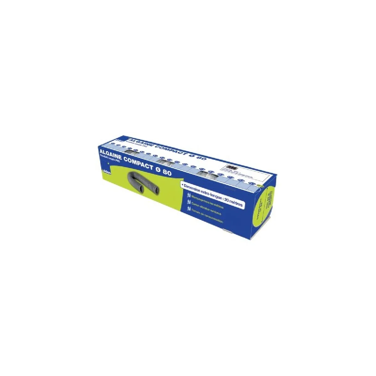 Aldes Gris Gaine Pvc Algaine - 80 Mm