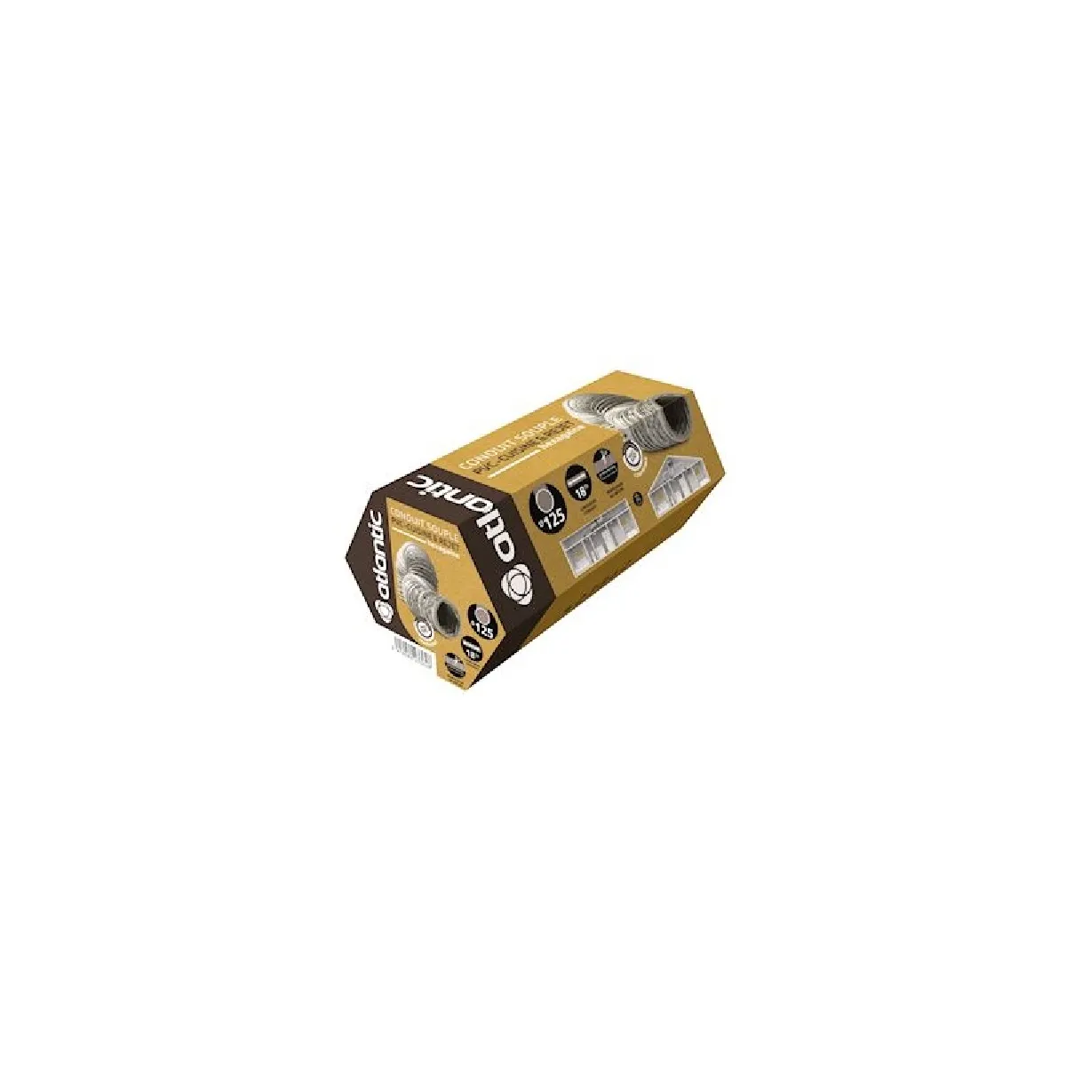 Atlantic Conduit Souple Pvc D125 18M Pour Vmc - Image 3