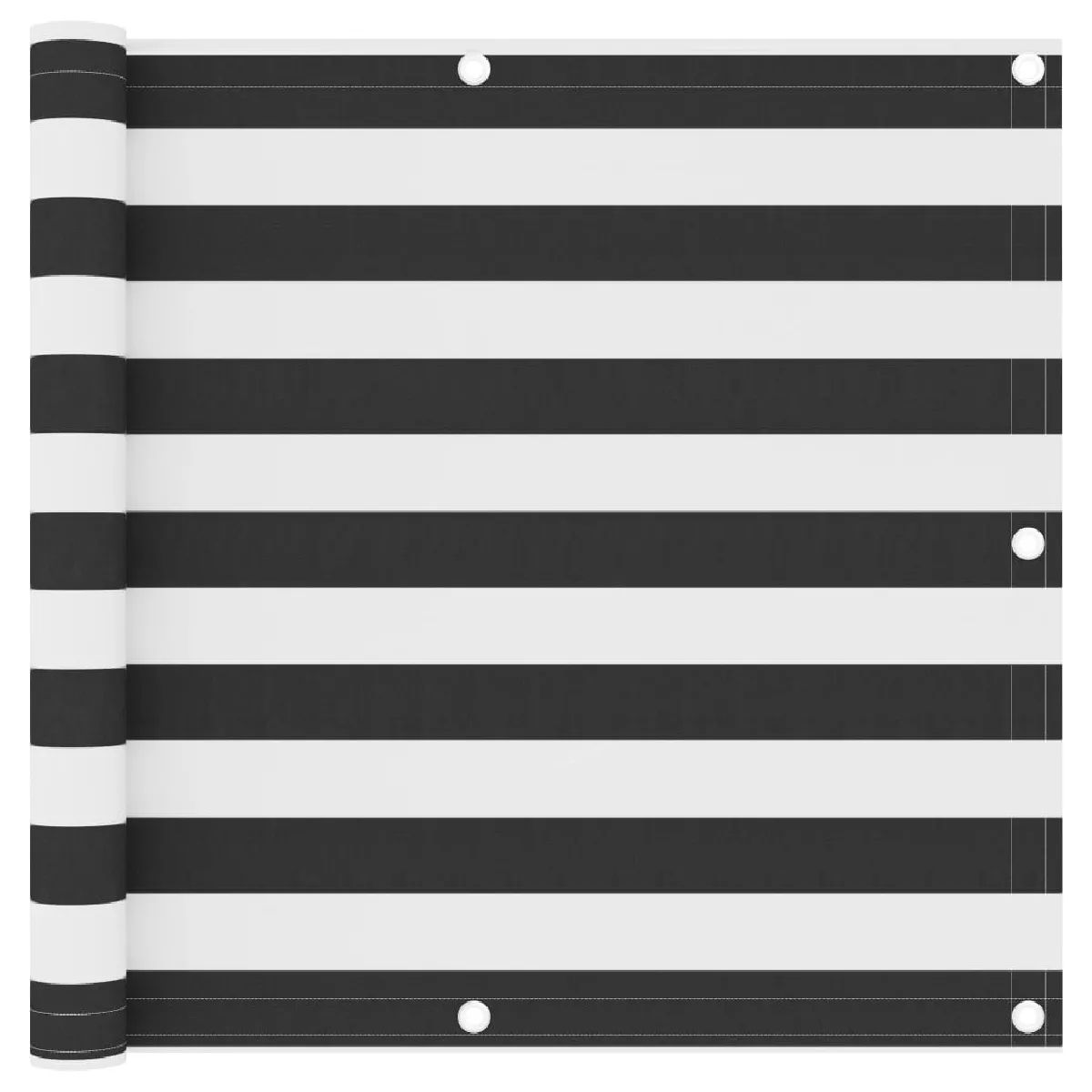 vidaXL Écran de balcon 90x400 cm - Anthracite/Blanc