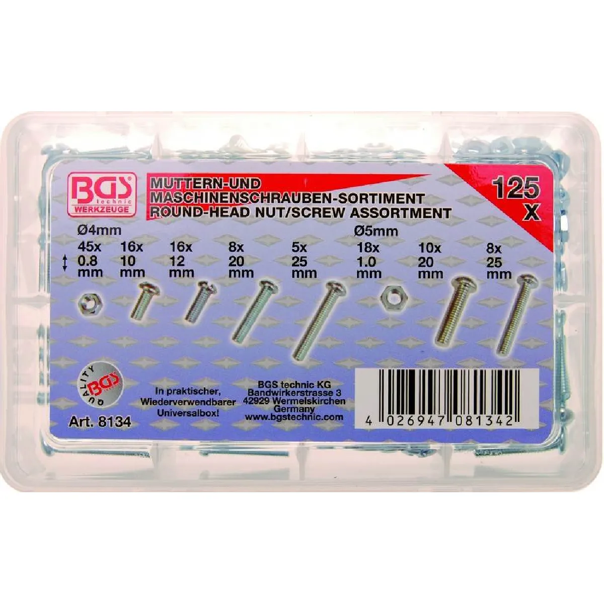 Oc-Pro Vis Et Ecrous De 4 Et 5 En Assortiment - Image 3