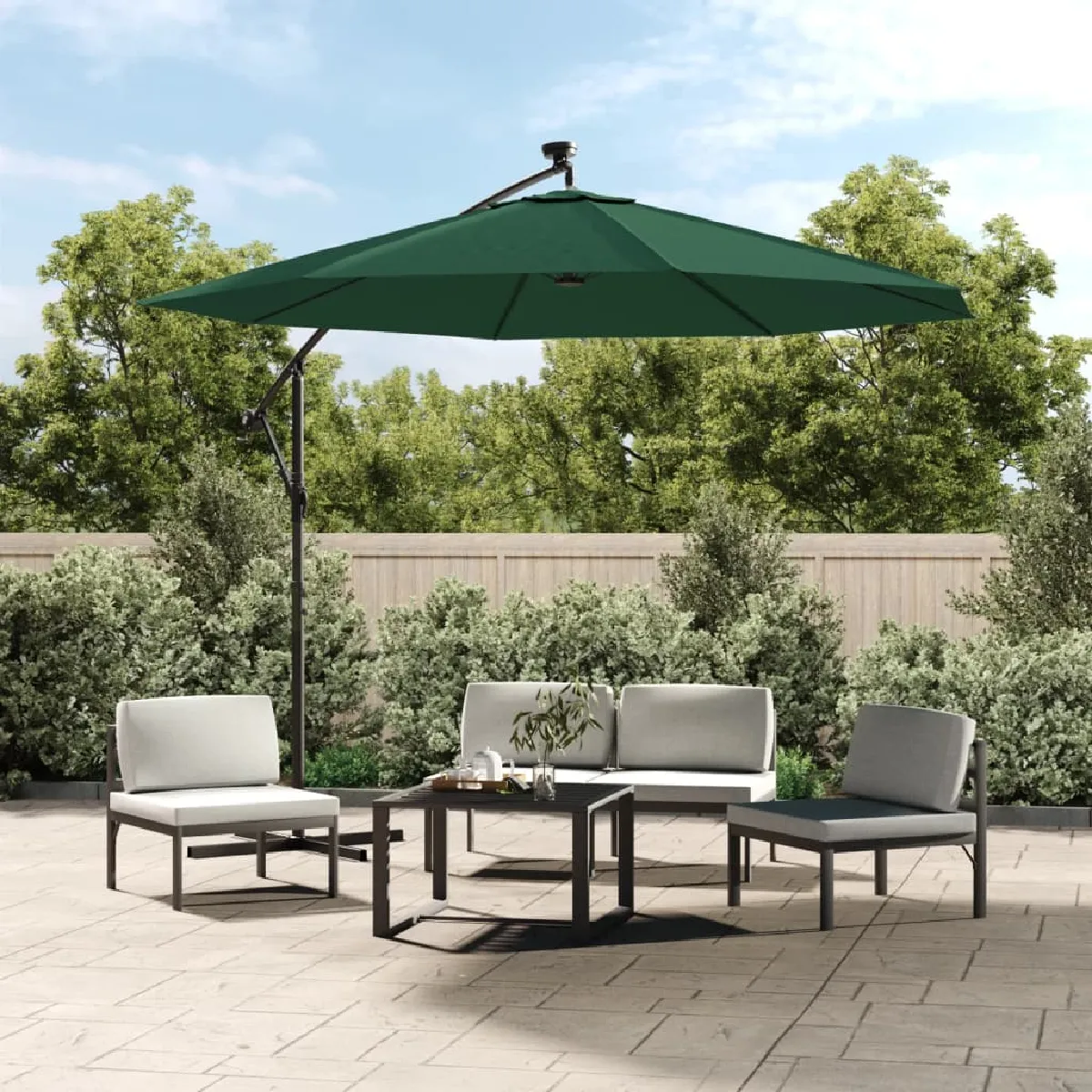 Vidaxl Parasol LED 300 cm - vue 3
