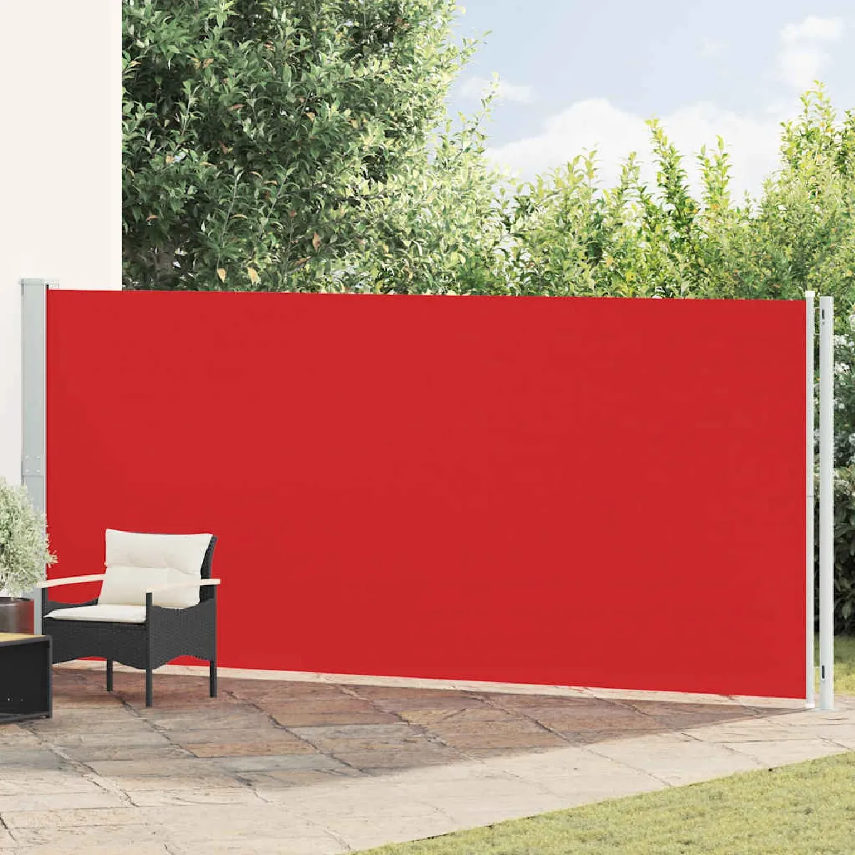 VidaXL Auvent latéral Rouge
