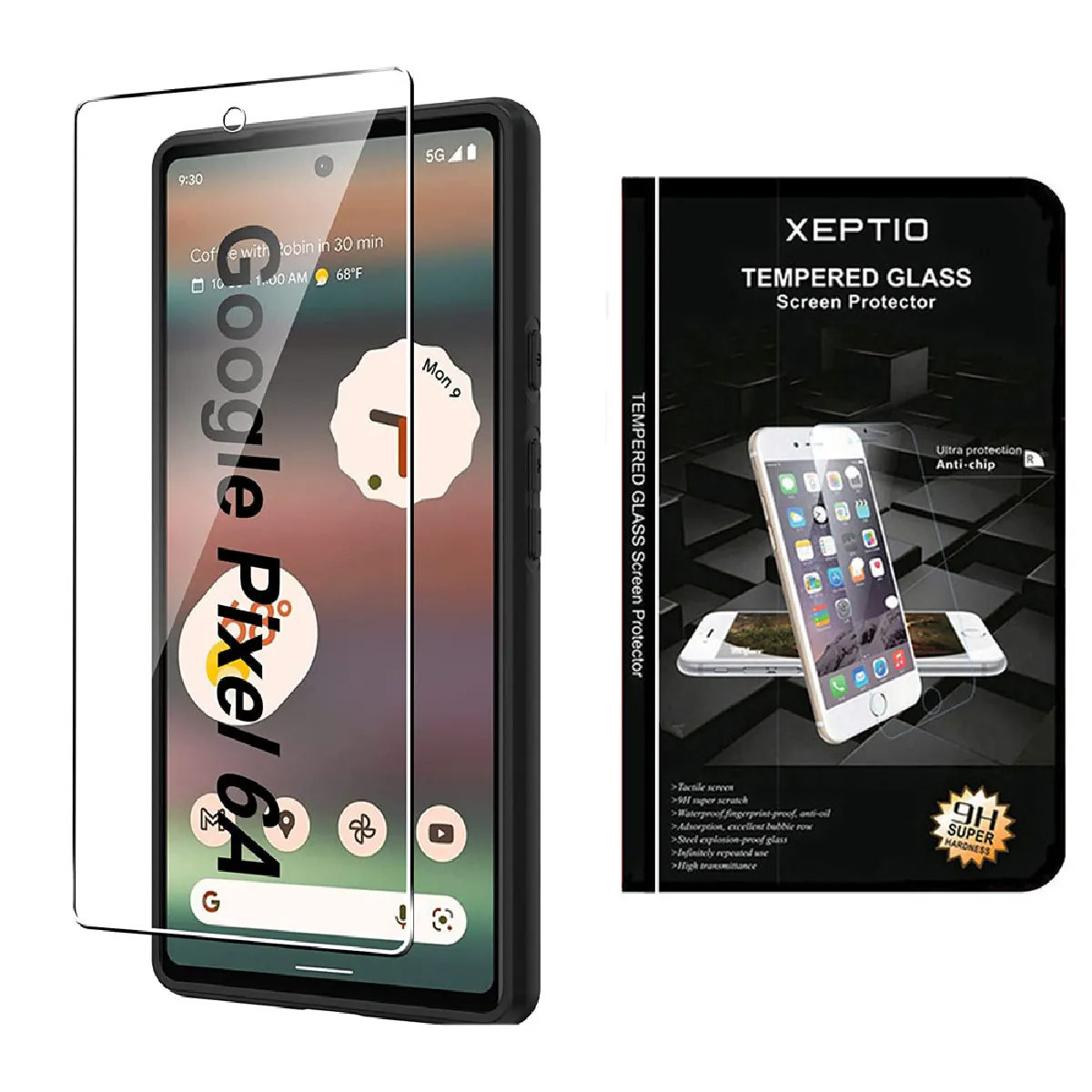 Xeptio Protection D'écran En Verre Trempé Pour Google Pixel 6A 5G
