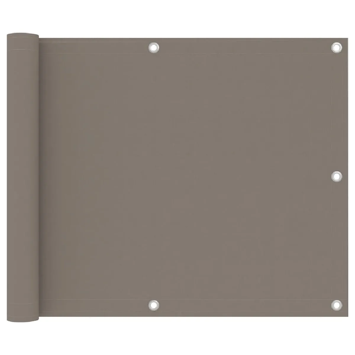 Vidaxl Écran de balcon Marron - vue 1