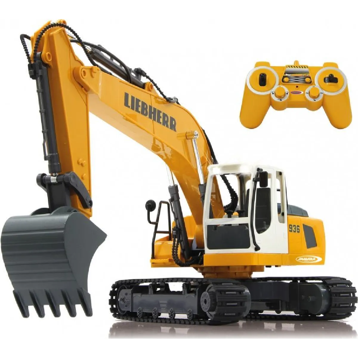 Jamara Jeu de construction &agrave; pelle guid&eacute; Liebherr R936 2,4 GHz 1:20