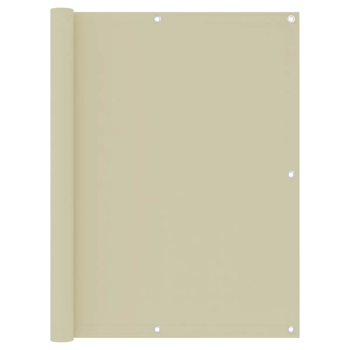 Vidaxl Écran de balcon Beige - vue 1