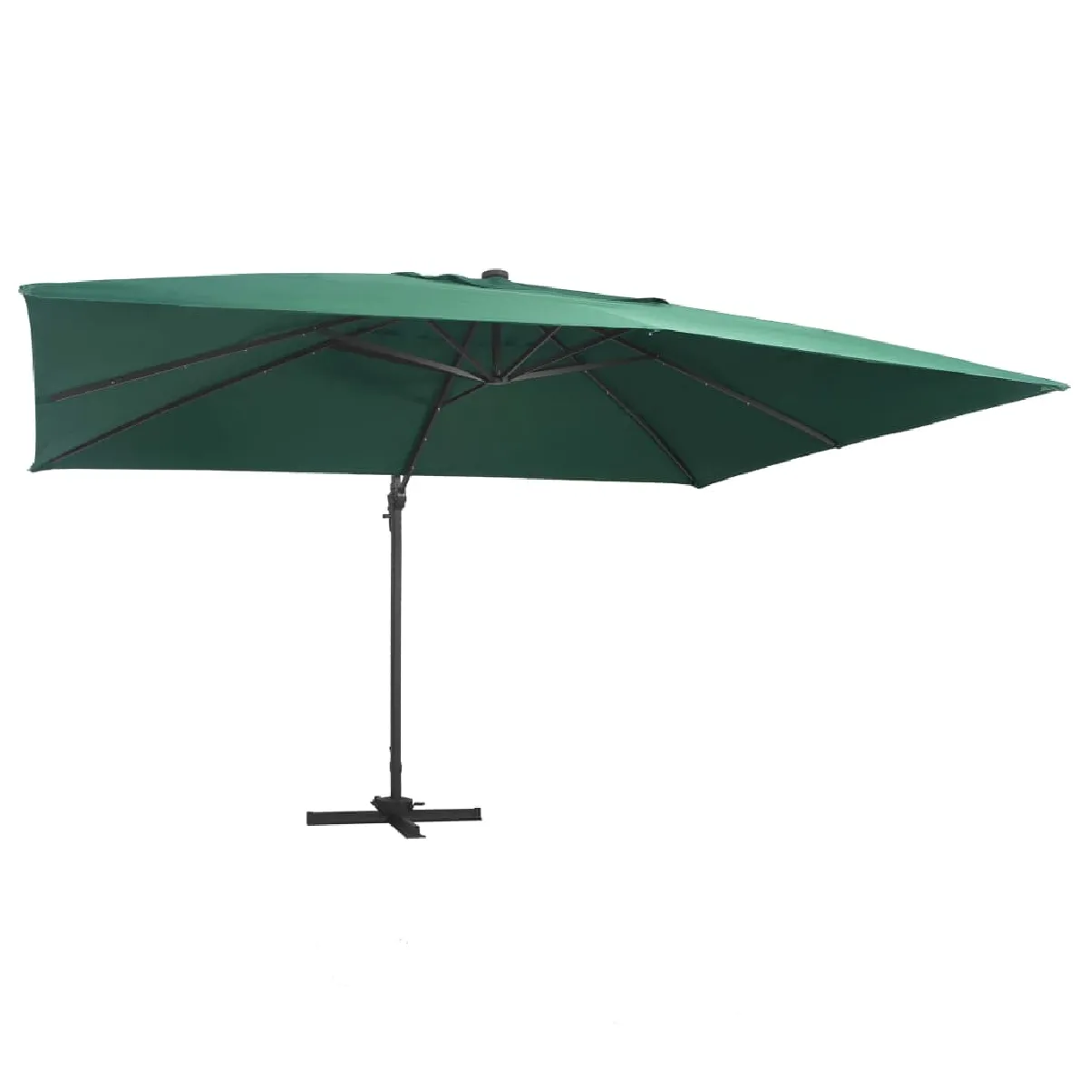 vidaXL Parasol LED Porte à faux 400 cm - vue 2
