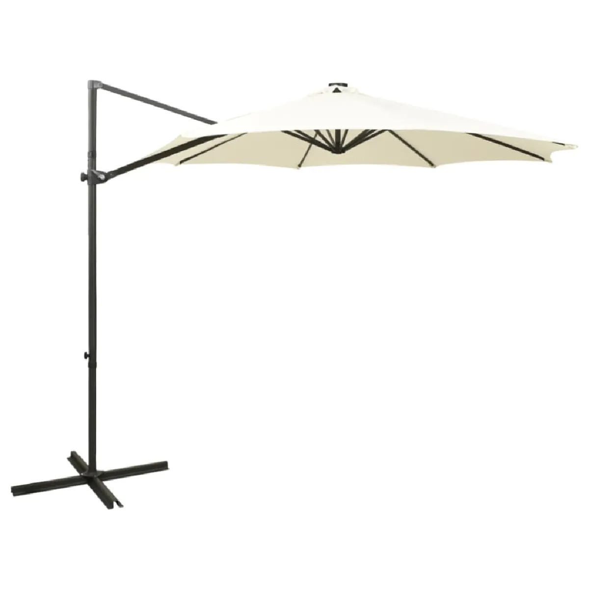 vidaXL Parasol suspendu LED - vue 2
