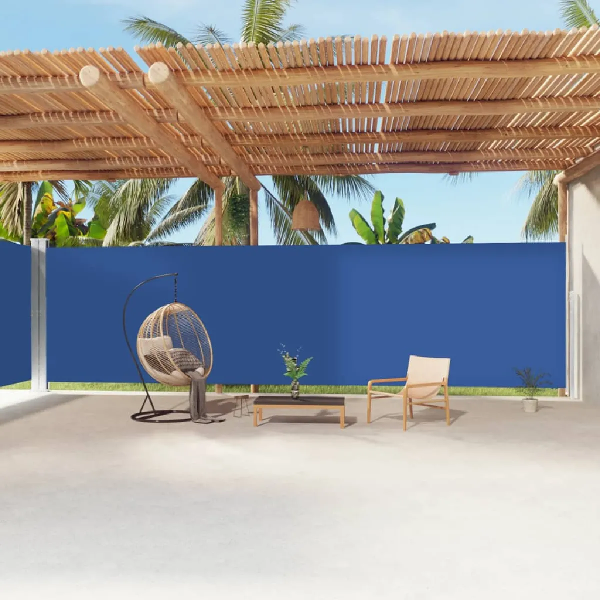 Vidaxl Auvent latéral rétractable 220x1200 cm