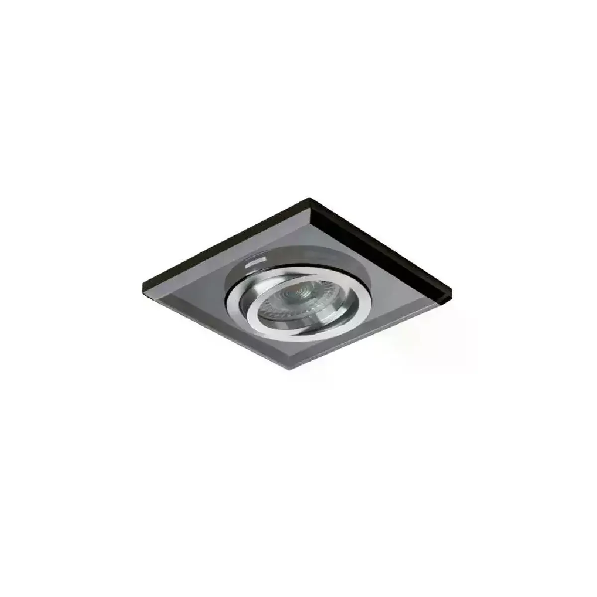 Kanlux - Support Spot Encastrable Carr&eacute; Fin Orientable morta Noir