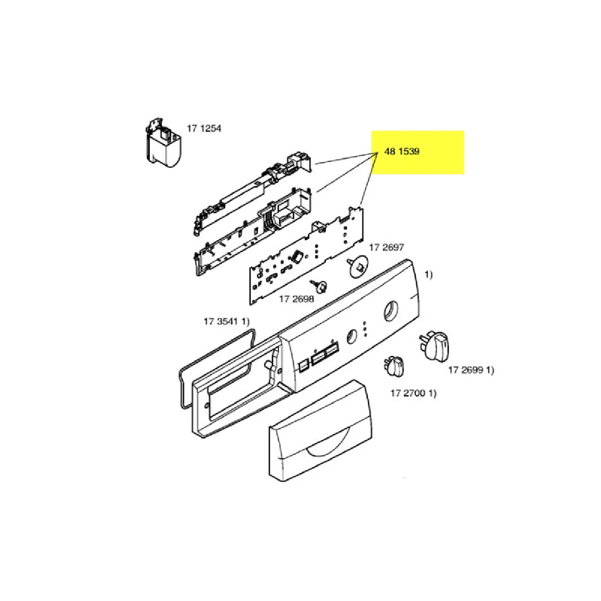 Bosch module de commande pour lave linge - vue 2