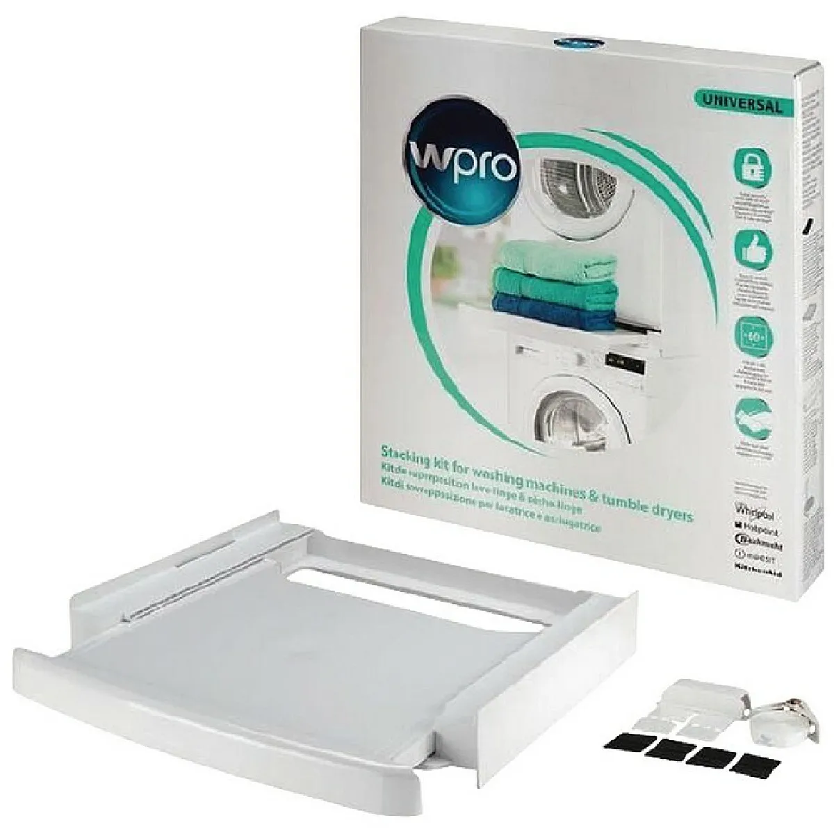 WPRO  Kit de superposition lave-linge/s&egrave;che-linge SKS10