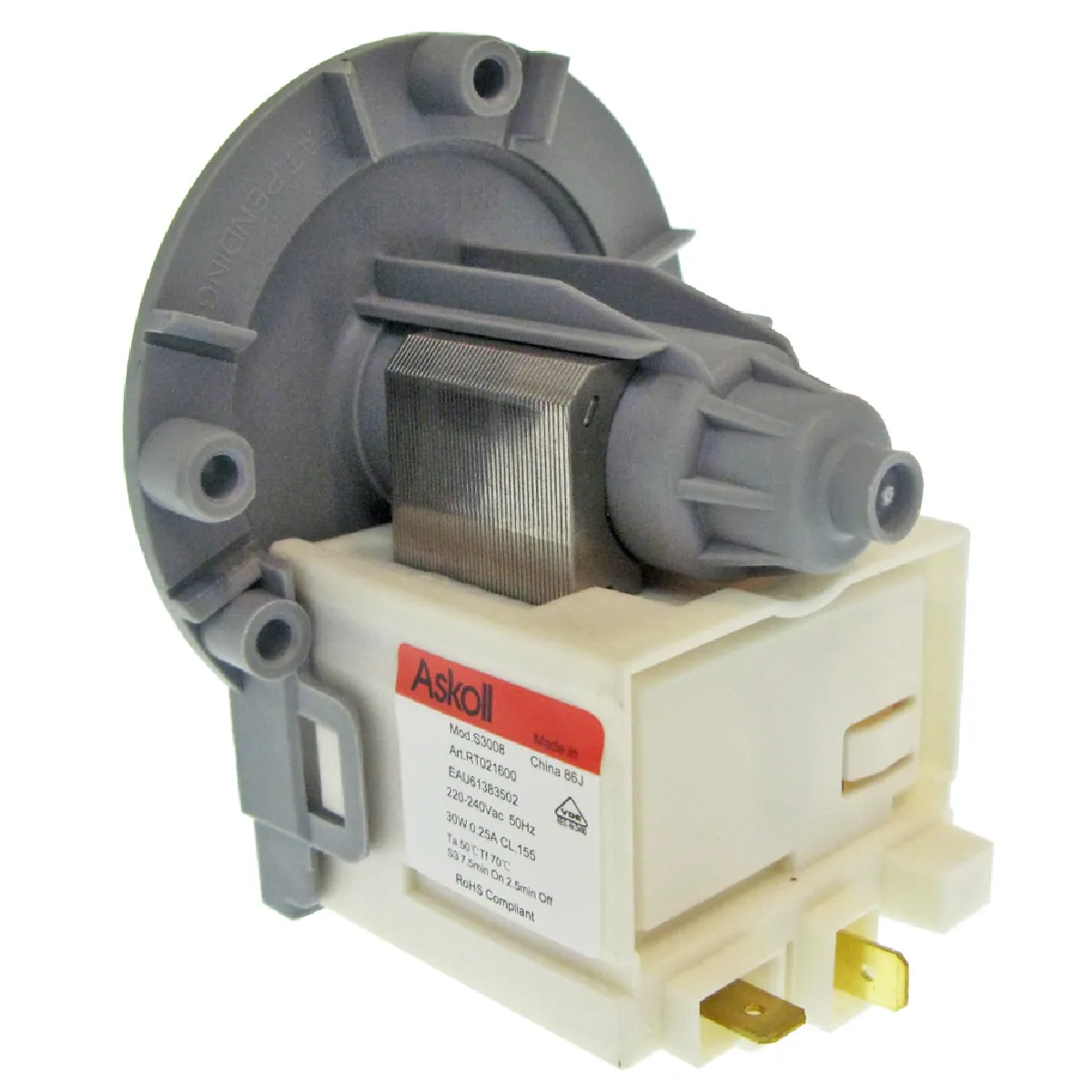 LG pompe de vidange lave linge - EAU61383502