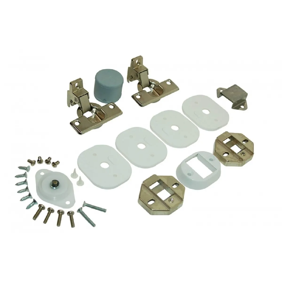 Kit encastrement charnières pour lave linge ARISTON AWM129EU Pièce d'origine Constructeur - vue 3
