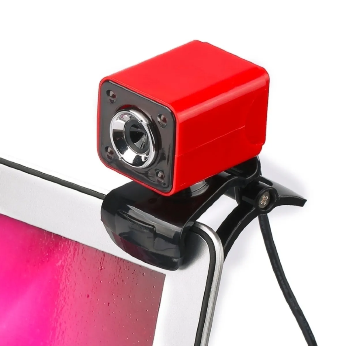 WEWOO  Webcam USB - Rouge