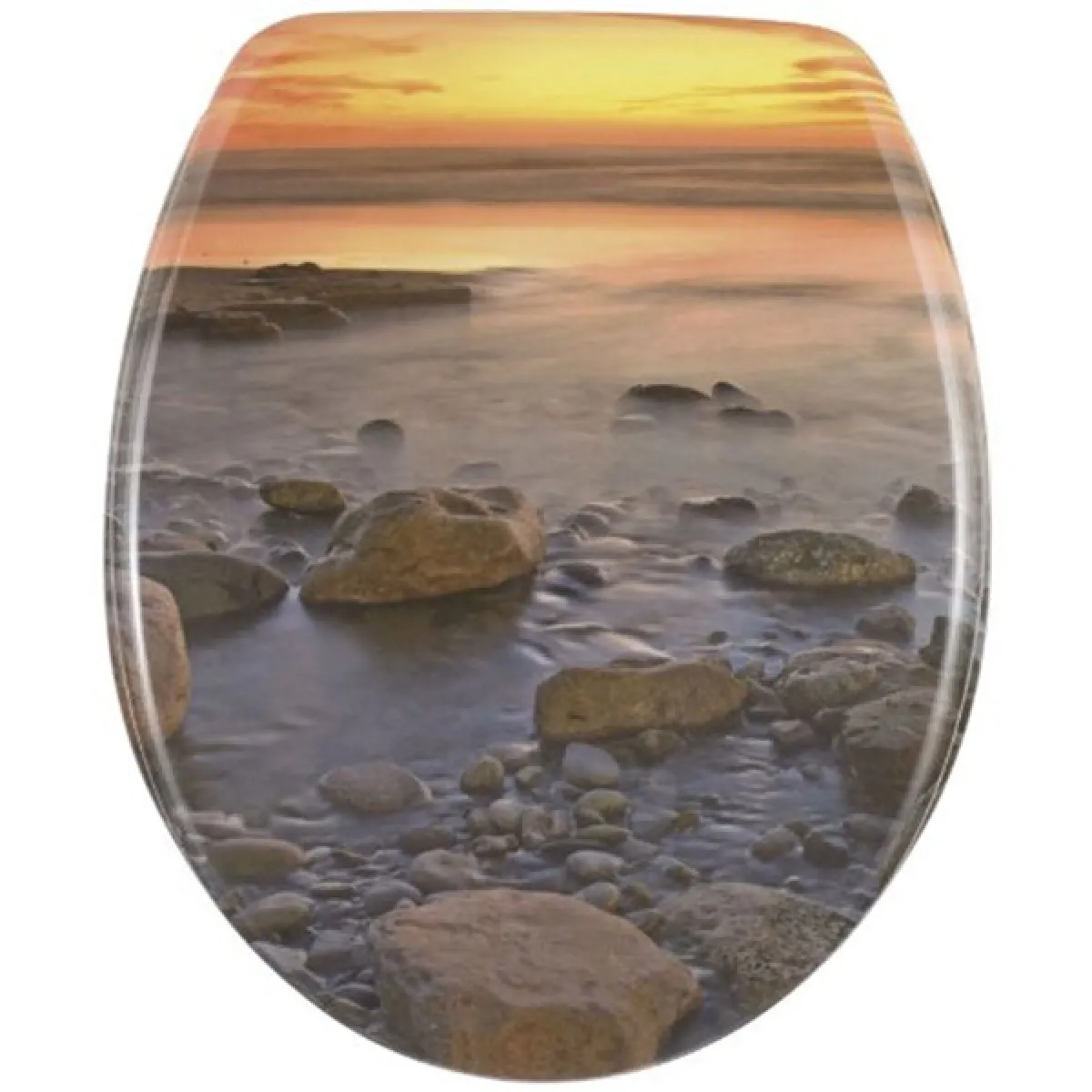 WENKO  Abattant WC Couch&eacute; de soleil