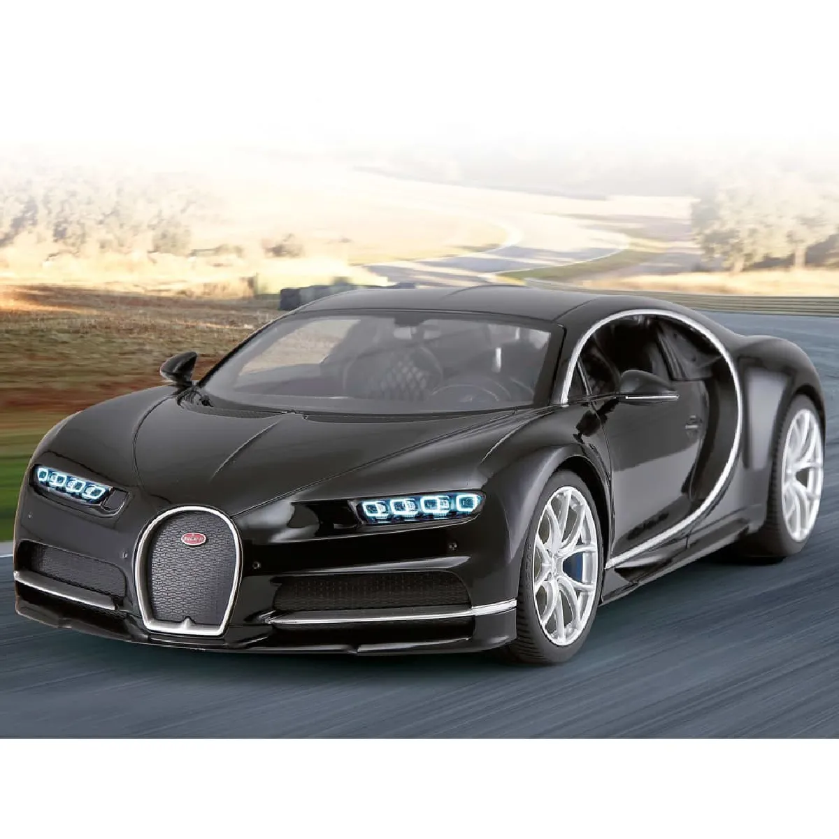 Rastar - Voiture télécommandée Bugatti Chiron - 1:14 - Noir - Image 3
