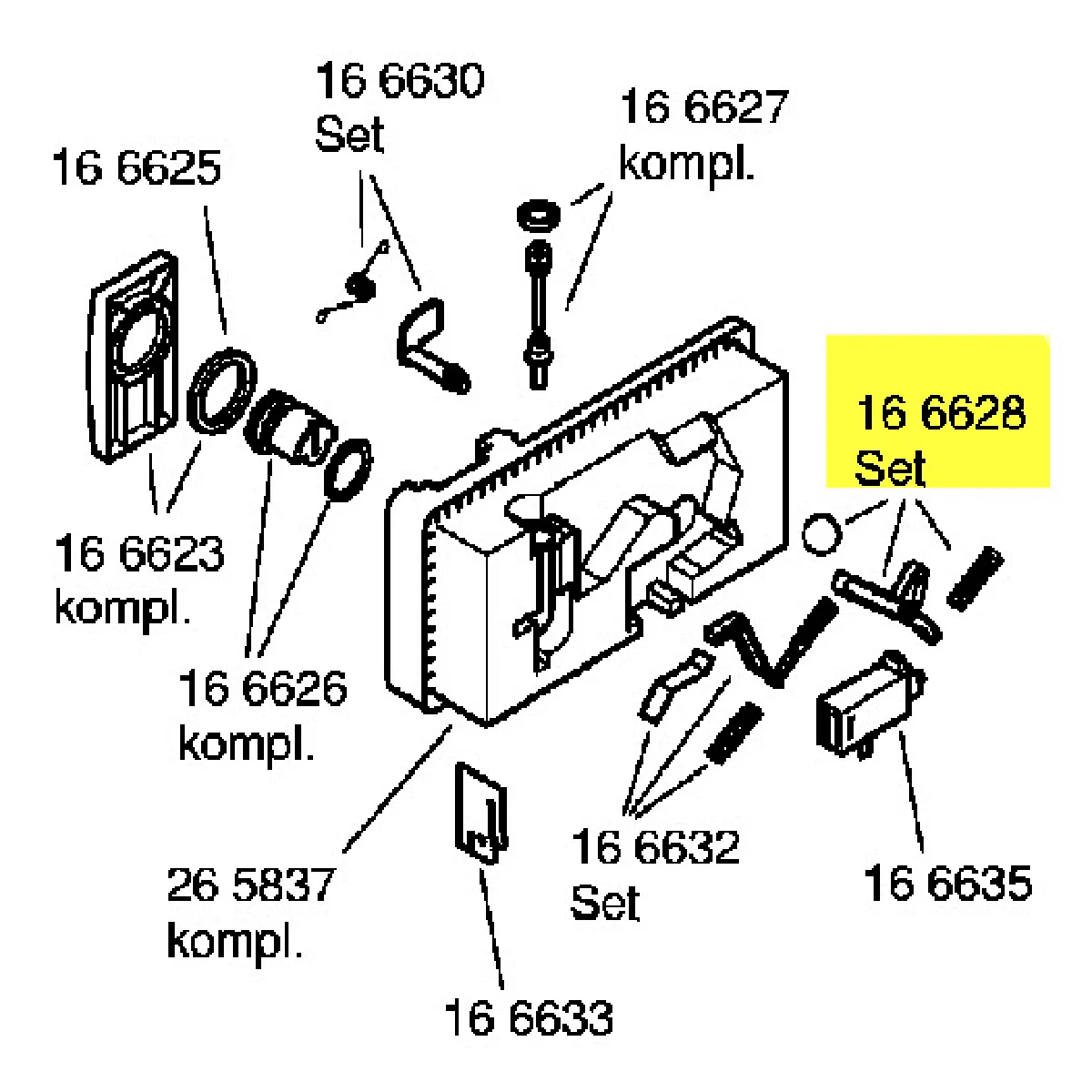 SIEMENS  kit de r&eacute;paration lave-vaisselle