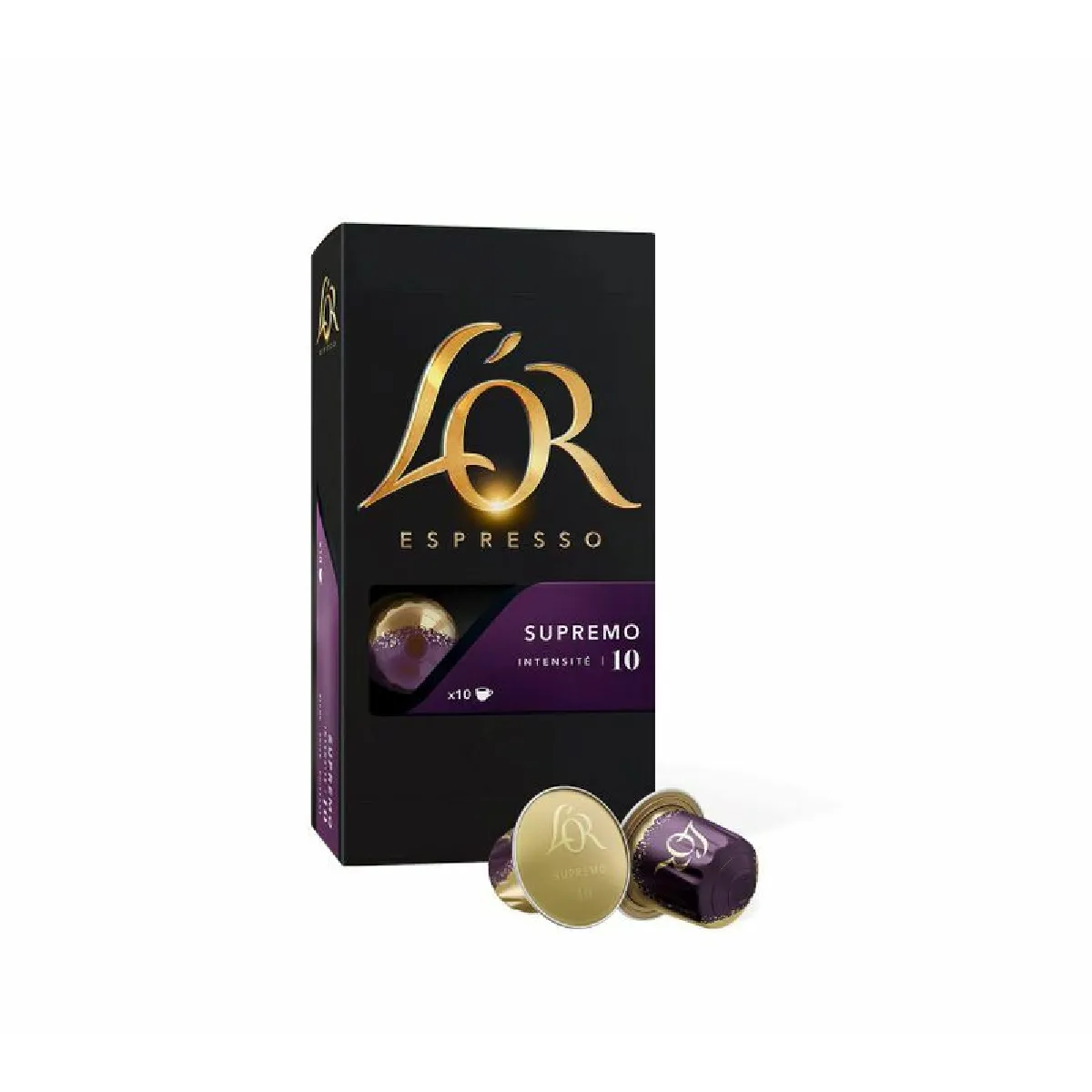 Café Capsules Supremo Intensité 10 Compatibles Nespresso 'or La Boite De 10 Capsules - vue 2