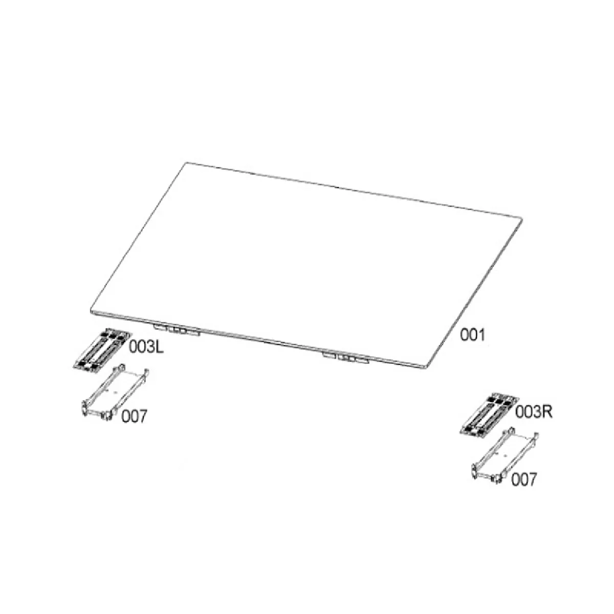 Electrolux Dessus Verre Vitro Ceramique REP 001