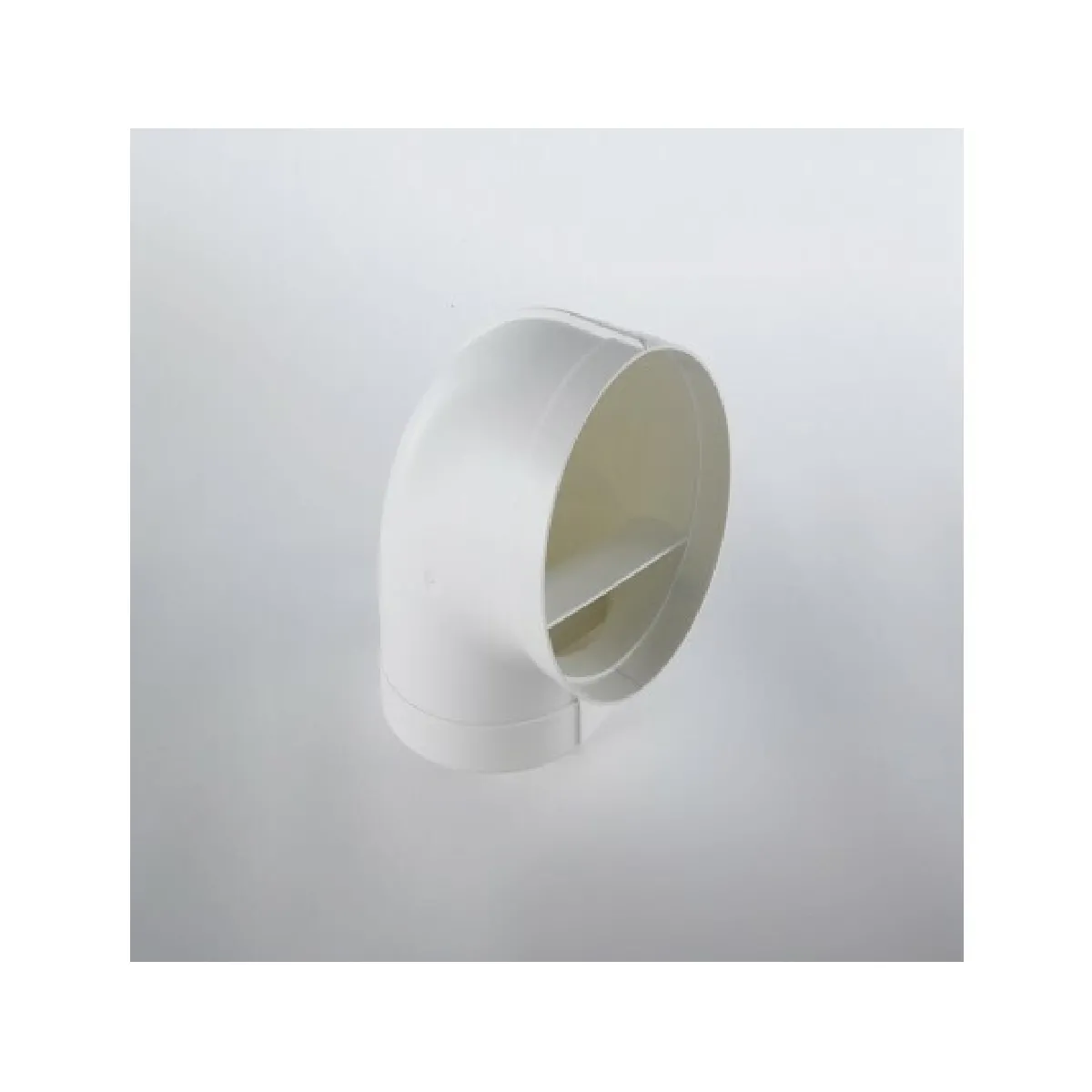 Elica raccord circulaire courbé 90° pour hotte et plaque aspirante